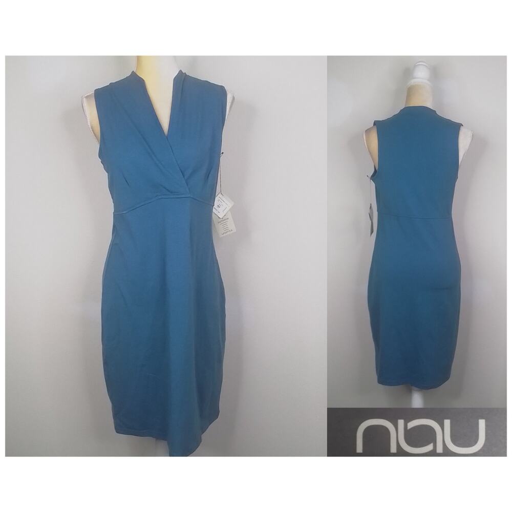 Nau Stylus Dress Women's M NWT Pacific Blue #J2522